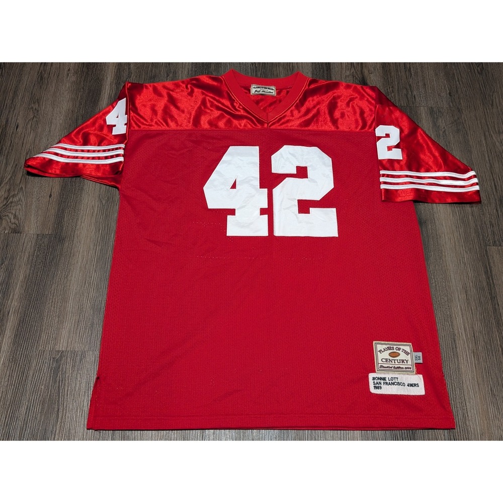 Ronnie Lott San Francisco 49ers Jersey Players of the‎ Century Jeff Hamilton 3XL